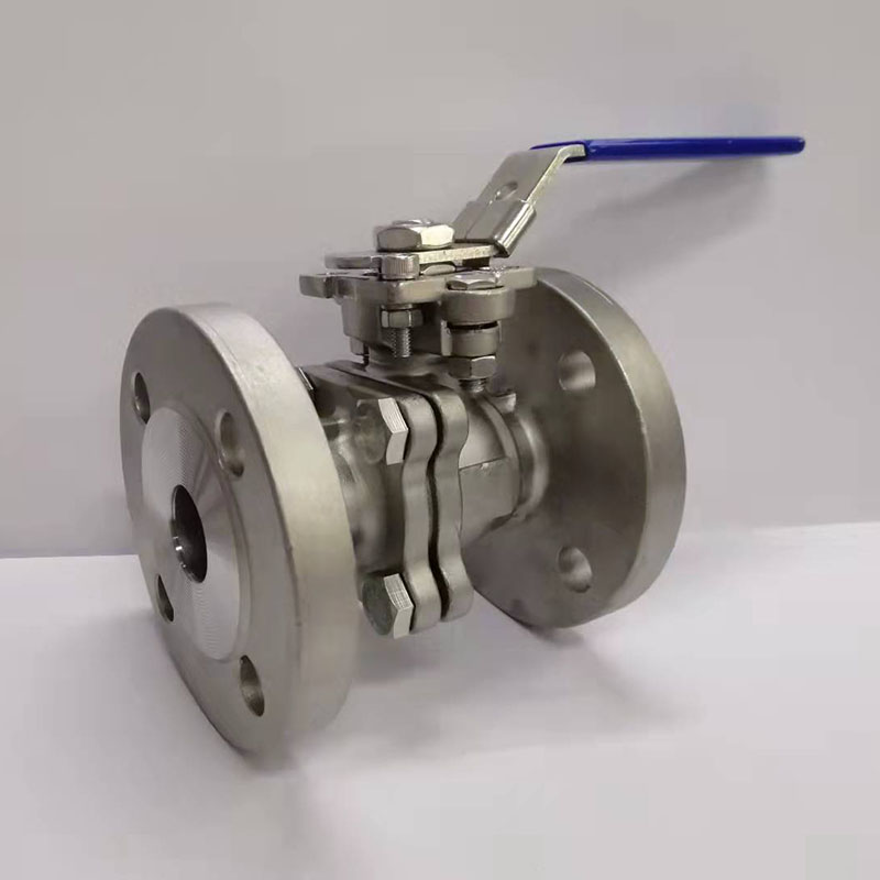 2PC日標(biāo)法蘭球閥帶ISO5211高平臺,JIS法蘭